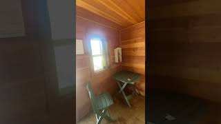 Tamarisk Grove Campgrounds  Cabin Tour [upl. by Nahtahoj]