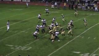 Wyoming Area vs Berwick 2009 Leo Malsky Completes Pass to Sam Eramo [upl. by Yrehcaz]