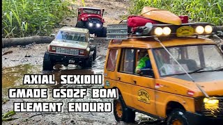 Axial SCX10iii Camel Trophy Discovery Gmade GS02F BOM Element Enduro 4x4 Offroad RC Crawler Extreme [upl. by Camey791]