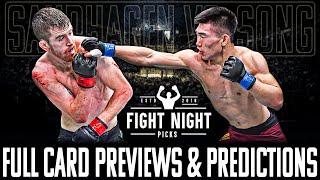 UFC Fight Night Sandhagen vs Yadong Full Card Previews amp Predictions [upl. by Doniv]