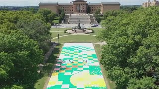 The Eakins Oval popup is officially back on the Ben Franklin Parkway [upl. by Leen]