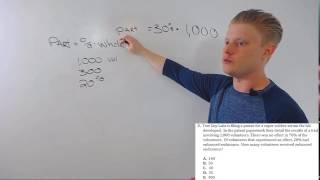 ACT Math How to Solve TwoStep Percent Problems [upl. by Gayelord]