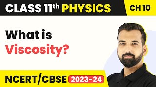 Class 11 Physics Chapter 10  CBSENCERT Viscosity  Mechanical Properties of Fluids [upl. by Caylor311]