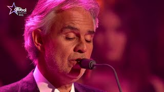 Andrea Bocelli  ‘Time To Say Goodbye’ LIVE  The Global Awards 2018  Classic FM [upl. by Sakmar]