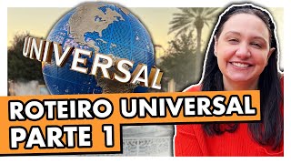 ROTEIRO UNIVERSAL STUDIOS ORLANDO E ISLANDS OF ADVENTURE  PARTE 1 [upl. by Acireh]