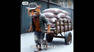 Cute Cat working cat song cover cute [upl. by Ojok]