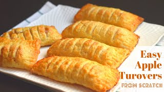 Easy Apple Turnovers from scratch  Apple Turnover Recipe  How to make turnovers Easy Method [upl. by Stacee]