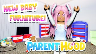 🍼 NEW Baby Furniture In Parenthood 🎨  Roblox Parenthood [upl. by Biddie]