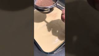 Tiramisu au café recette asmr nouriture aestetic tiramisu recipe food shorts [upl. by Vaenfila]