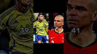 Pepe vs Ronado age fight ☠️shorts football ronaldo pepe [upl. by Einnod]