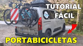 👉 Cómo instalar PORTABICIS en FURGONETA Berlingo  Rifter  Vito  Volkswagen SE PUEDE ADAPTAR FÁCIL [upl. by Home225]