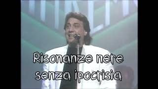 ANDAMENTO LENTO ✔ TULLIO DE PISCOPO CON TESTO🎤with lyrics ♫♫ 1988 [upl. by Selle577]