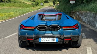 Lamborghini Revuelto 1015HP V12  REVIEW in ITALY [upl. by Ennaillij967]