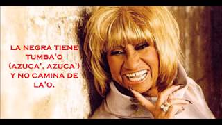 Celia Cruz La negra tiene tumbao lyricsletra [upl. by Pokorny]