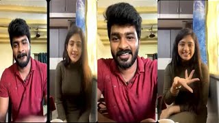 Idhayathai Thirudathey Serial Actor NAVIN amp BINDU insta live [upl. by Htnnek]