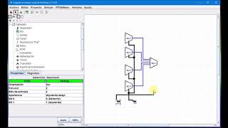 MUX10 Implementación de un MUX 161 con 5xMUX 41 [upl. by Nagaer]