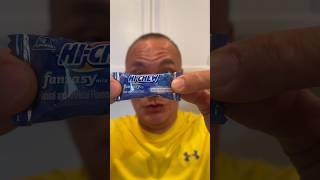 👂 ASMR HICHEW FANTASY MIX CANDY BLUE RASPBERRY FLAVOR AND EATING SOUNDS 👂 asmr shorts [upl. by Anhaj]