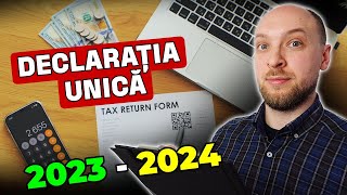 Cum completezi DECLARAȚIA UNICĂ pentru câștigurile din INVESTIȚII LA BURSĂ 2023 [upl. by Nanaek941]