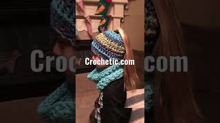 Ponytail crochet hat pattern free [upl. by Albright]