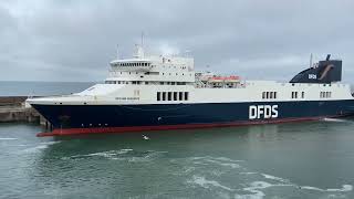 MV Optima Seaways Alongside at Rosslare 91023 [upl. by Asilak]