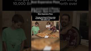 Most Expensive pizza bought ever using bitcoins Guy who bought pizza through 10000 bitcoins viral [upl. by Scheck]