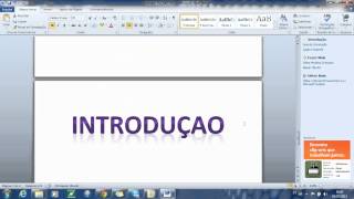 COMO NUMERAR PÃGINA NO MICROSOFT WORD 200720102013  EXCELENTE PARA TCCARTIGOS [upl. by Ahsatel439]