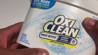 OxiClean White Revive for White Clothes [upl. by Atiuqaj540]