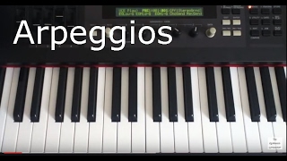 Easy Arpeggios for Piano Keyboard [upl. by Sirtemed]