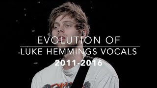 Evolution of Luke Hemmings Vocals 20112016 [upl. by Roseanna351]