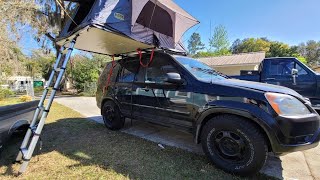 Installing a Roof Top Tent On a CRV [upl. by Fini312]