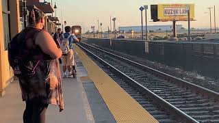 Metrolink M260 heading to LAUnion Station arriving at Palmdale Station [upl. by Seravat]