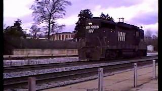 NampW GP30 running light at Spartanburg SC 1988 [upl. by Drofiar]