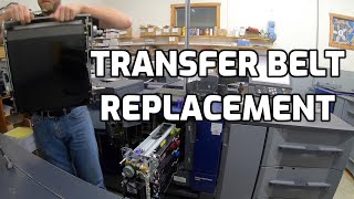 Rebuilding the Intermediate Transfer Unit on a Konica Minolta C3070 [upl. by Eremahs]