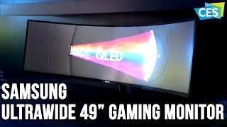 Samsung brings an ultrawide gaming monitor and TVs with gaming features to CES 2020 [upl. by Pan487]