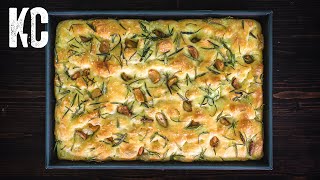 AMAZING FOCACCIA BREAD  How to Make it in 6 Easy Steps [upl. by Zulaledairam]