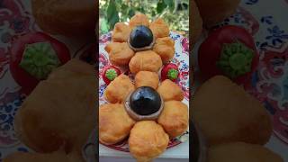 Can You Make a Daisy from a Donut donuts shorts food sweet easyrecipe [upl. by Gemmell]