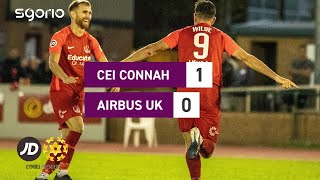 Cei Connah 10 Airbus UK  Uchafbwyntuau JD Cymru Premier Highlights [upl. by Frendel]