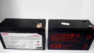 APC Battery Replacement Original RBC17 battery vs Generic CSB Brand Battery does it matter [upl. by Rodriguez]