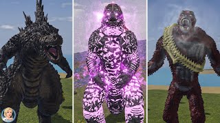 New Age Of Titans All Godzilla X Kong amp Minus One Kaijus Showcase  Roblox [upl. by Maryjo]