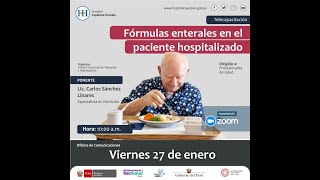 Fórmulas enterales en el paciente Hospitalizado [upl. by Aliemaj851]