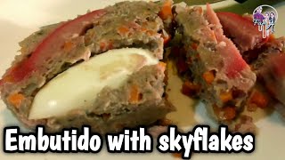 Recipe 3 Cooking Embutido with skyflakes  Homemade Embutido recipe  Fam A Vlog [upl. by Kciredorb422]