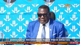 DEMOCRATIC PROGRESSIVE PARTY DPP PRESS BRIEFING MALAWI [upl. by Umeko]