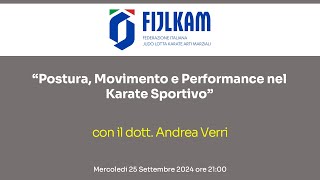 Postura Movimento e Performance nel Karate Sportivo [upl. by Submuloc168]