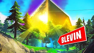 BLEVIN and THE GOLD CUBE Will Never Be This Close Again This Season Fortnite [upl. by Araek]