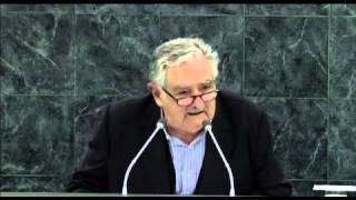 José Mujica presidente de Uruguay habla en la ONU Discurso completo [upl. by Nehttam393]