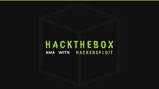 HackTheBox Discord  HackerSploit AMA [upl. by Elledoj439]