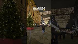 Christmas in Helsinki Finland 🇫🇮🎄🎅 helsinki finland Christmas [upl. by Mylander]