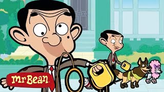 Mr Bean DOG WALKER  Funny Clips  Mr Bean Cartoon Season 3  Mr Bean Official [upl. by Nottnerb662]