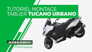 Montage tablier Tucano Urbano sur un scooter [upl. by Nyladgam]