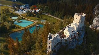 Puchberg am Schneeberg  Burg Losenheim Natur Drohnenaufnahme [upl. by Onidranreb]